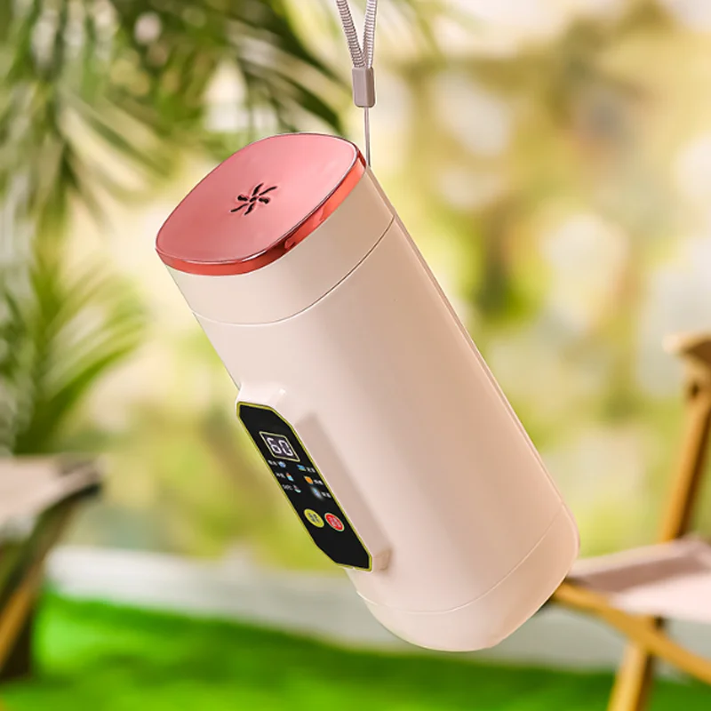 Travel Electric Kettle Portable 316 Stainless Steel Heating Cup Constant Temperature Hot Water Boiler for Tea And Coffee