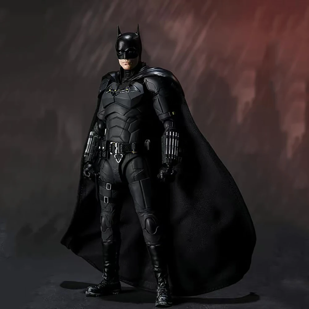 IN Stock Bandai SHFiguarts The Batman 2022 Bruce Wayne Batman SHF Action Figure Anime Model Collectible Toys Child Gifts