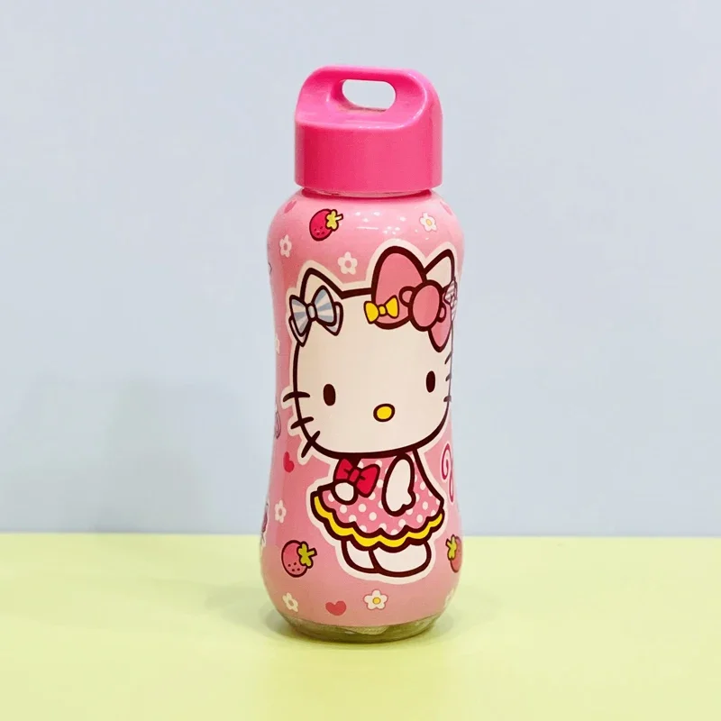 Hello Kitty Plastic Bottle Reusable Water Bottle Anti-drop Kettle Cartoo N Kawaii Outdoor Sports Portable Plastic Water Bottle