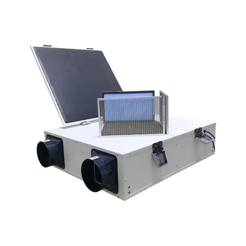500m³/h Heat Recovery Ventilator Ceiling Mounted HEPA Filtration Bidirectional Fresh Air System For Home Commercial Industrial