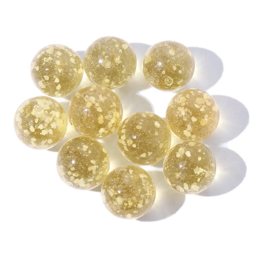Lot De 10 Billes En Verre Lumineuses 12 Mm – Vert, Pour Flipper, Jeux De Billes Ou Décoration Aquarium