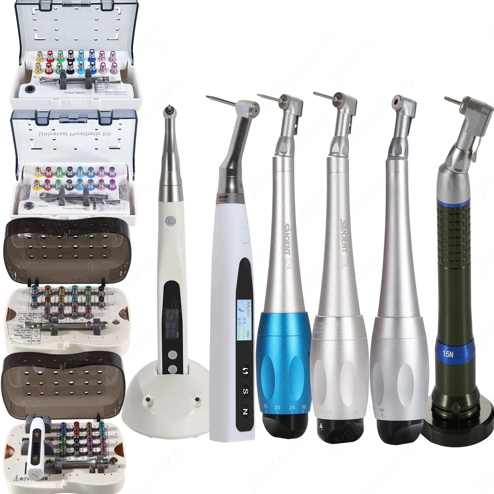 

Dental Universal Implant Prosthetic Kit Torque Wrench Screw Drivers Remover
