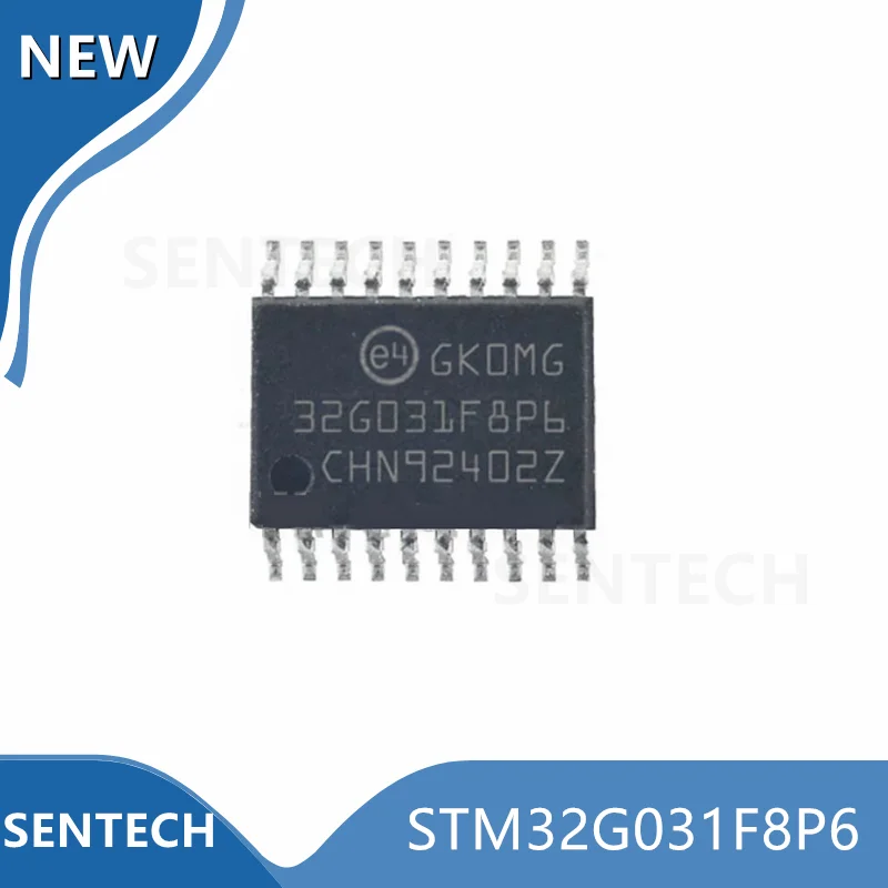 5PCS/LOT New STM32G031F8P6 STM32G031F8P STM32G031F8 STM32G031F STM32G031 STM32G STM32 STM IC MCU TSSOP-20