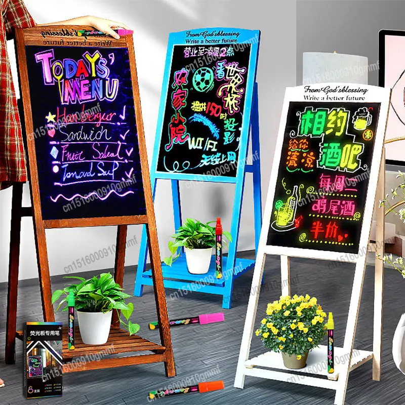 Imagem -04 - Liquid Chalk Erasable Highlighter Caneta Marcadora Fluorescente Ponta Plana Art Graffiti Led Light Board Quadro-negro Quadro-branco Cores mm