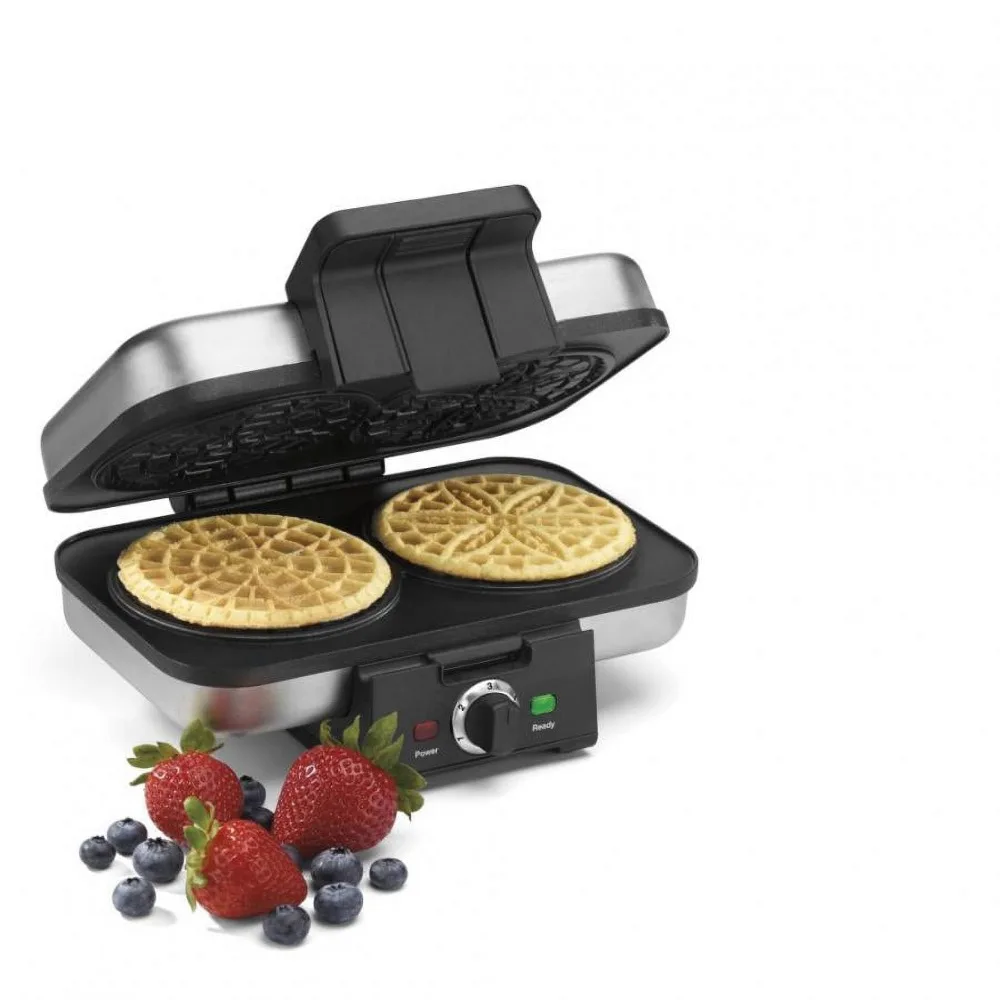 

Waffle Makers Pizzelle Press, Silver, waffle