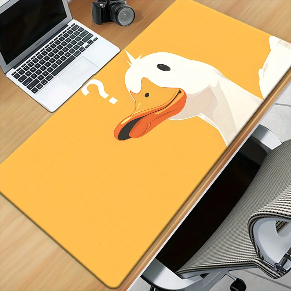 

1pc Question Mark Duck Mousepad, Rubber, Waterproof, Anti-Slip, for Office Computer PC Gamer Laptop, Adult Novelty Gifts