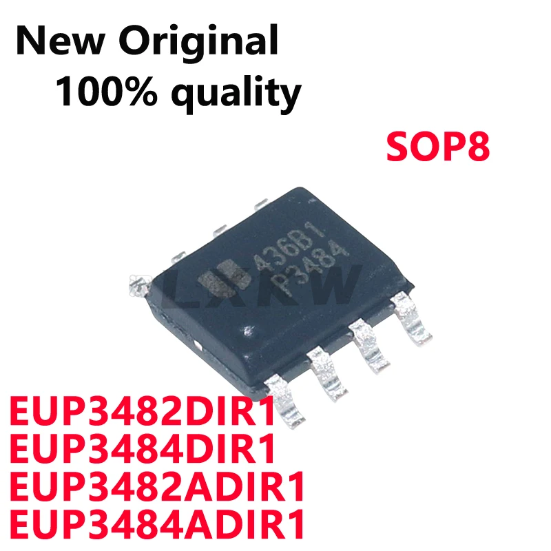10/Piece New EUP3482DIR1 P3482 EUP3484DIR1 P3484 EUP3482ADIR1 3482A EUP3484ADIR1 3484A SOP8 Original Power management chip