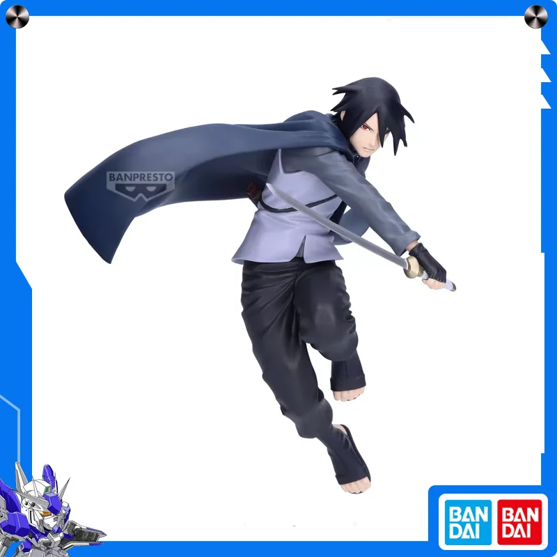 

Bandai Banpresto Наруто Боруто Саске Учиха II ПВХ Фигурка 15 см Боевая поза с мечом ниндзя Коллекционная