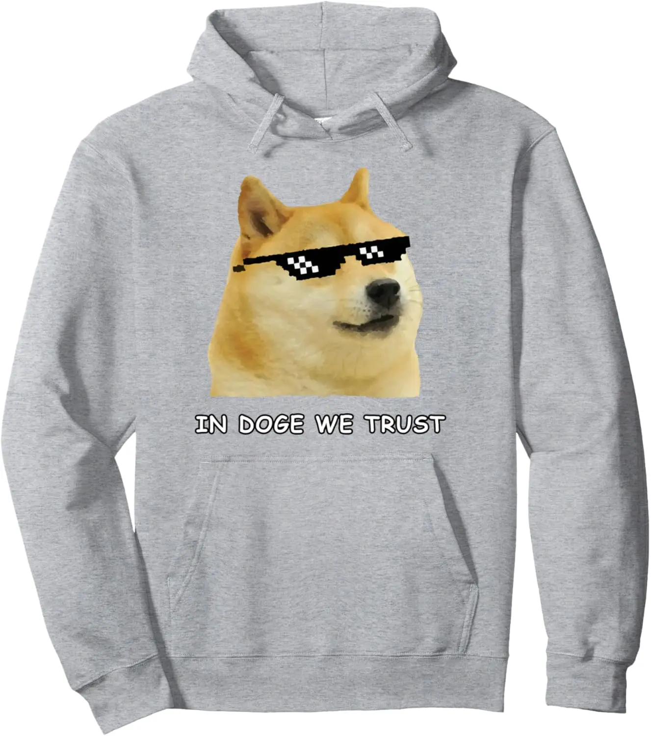 En Doge confiamos - Sudadera con capucha divertida Doge Shiba Inu, sudadera con capucha con estampado gráfico personalizado, ropa para hombre, ropa de calle Harajuku