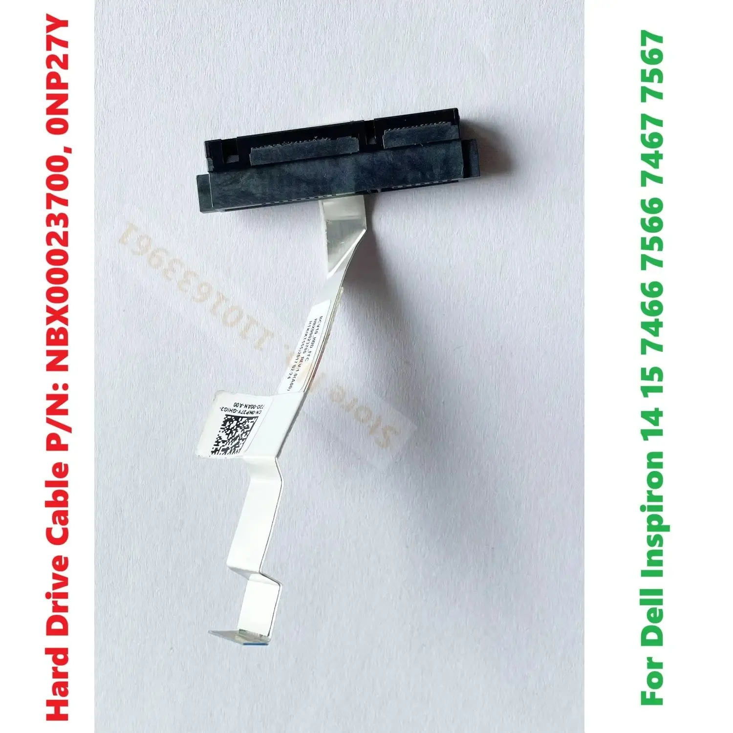 

Replacement 2.5 SATA HDD SSD Hard Drive Disk Caddy Frame Bracket Cable Connector For Dell Inspiron 14 15 7466 7566 7467 7567