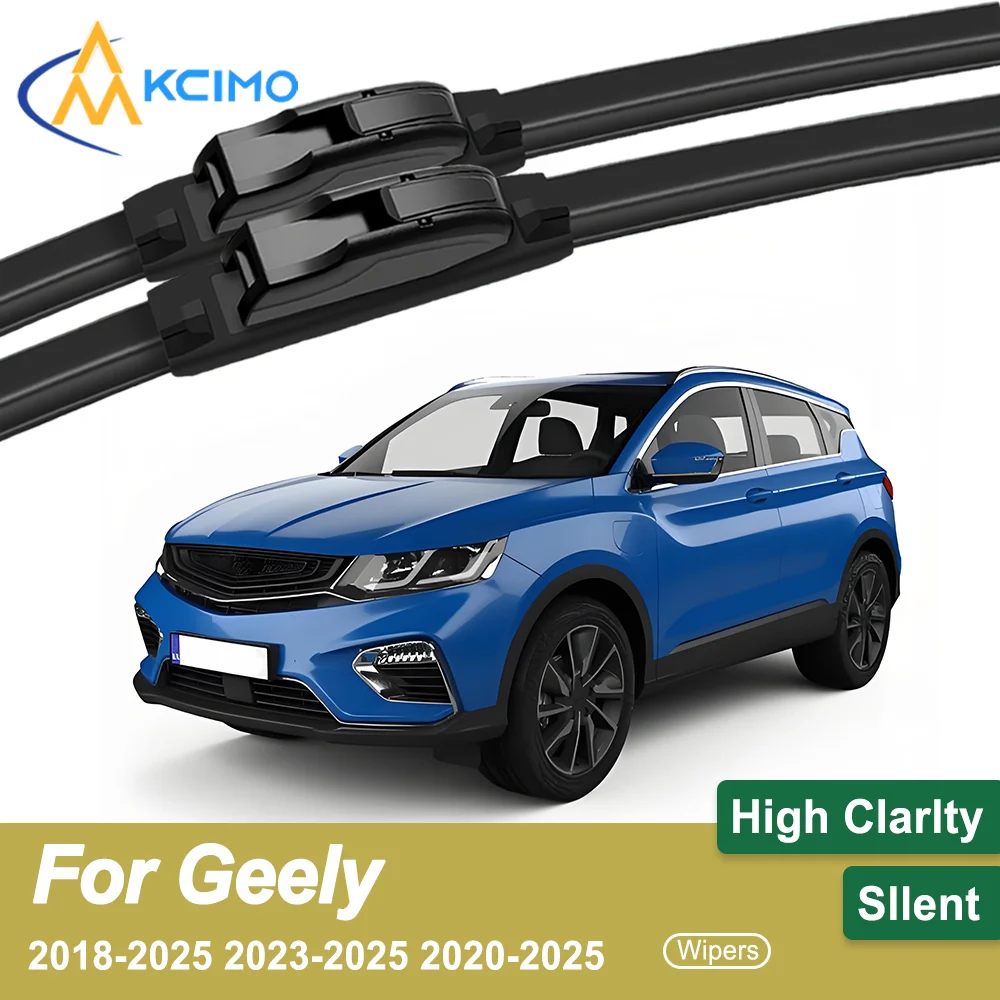 

Crystal Clear Driving 2PCS Windshield Wiper Blades for Geely Binyue SX11 2018-2025 All-Weather Reliability Durable & Safe