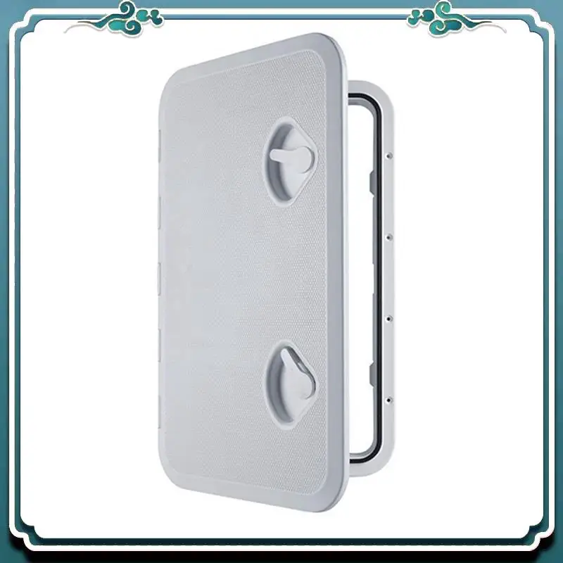 

243X607mm Square Deck Cover Hatch Cover Hand Hole Cover ABS Plastic Anti-Aging Marine Yacht Speedboat RV Parts