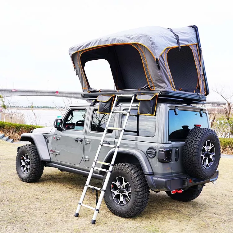 

Hot Sale Clamshell 2-3 Person 4x4 Triangle Roof Top Tent for jeep wrangler