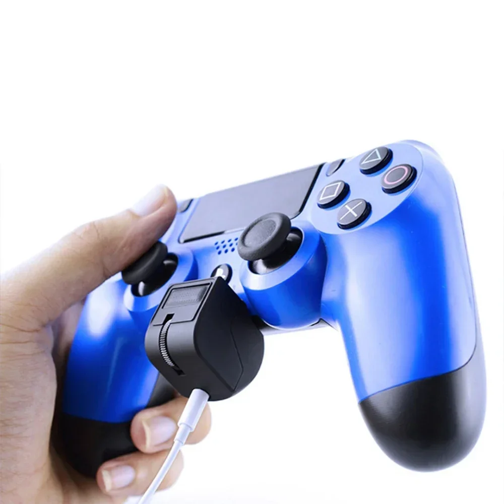 Áudio Jack para PS4 Game Controller, Adaptador de fone de ouvido com Mic, Controle de volume para PlayStation 4, Acessório Gamepad