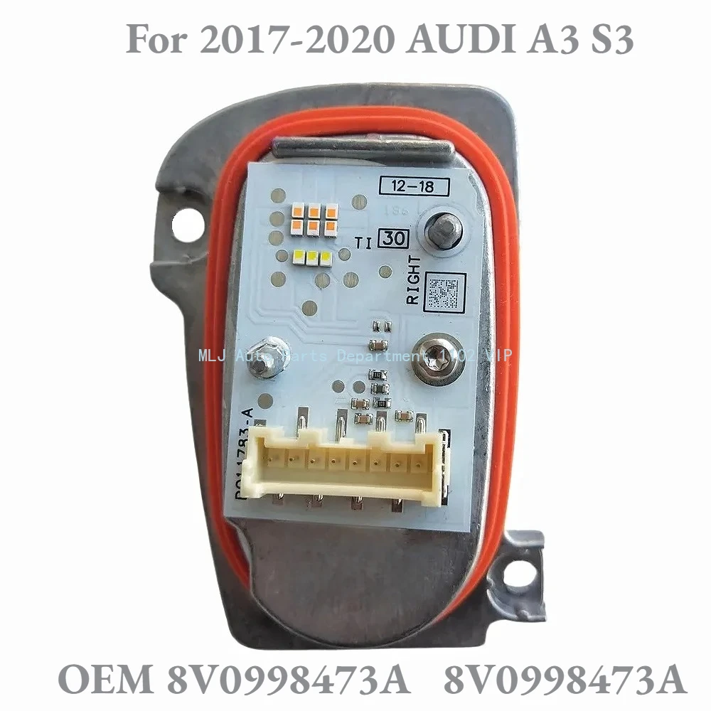 8V0998473A 8V0998473A النهار تشغيل ضوء بدوره وحدات الإشارة ل 2017-2020 أودي A3 S3 كامل LED المصباح DRL وحدة مصدر الضوء #1