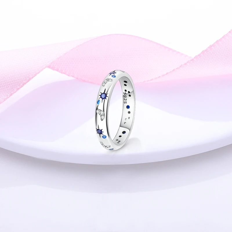 Women Rings 925 Sterling Silver Sparking Zirconium Ring Infinite Love Wedding Rings For Engagement Jewelry Anniversary Gift view 5