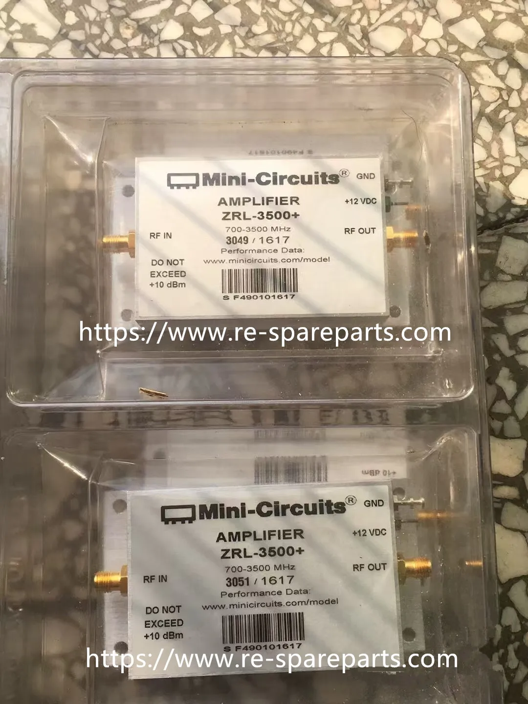 

[LAN] switch Mini-Circuits ZRL-3500 700-3500MHz RF low noise amplifier