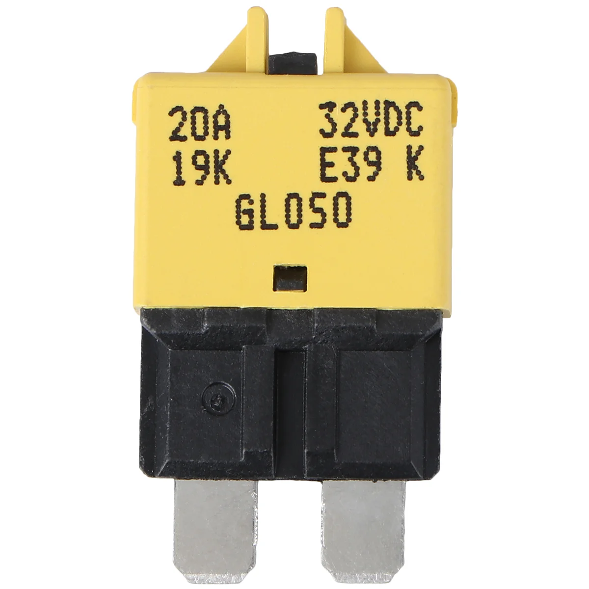 20A 28V DC Circuit Breaker Trip Standard Fuse Manual Reset (Yellow) resettable fuse mini breaker fuse