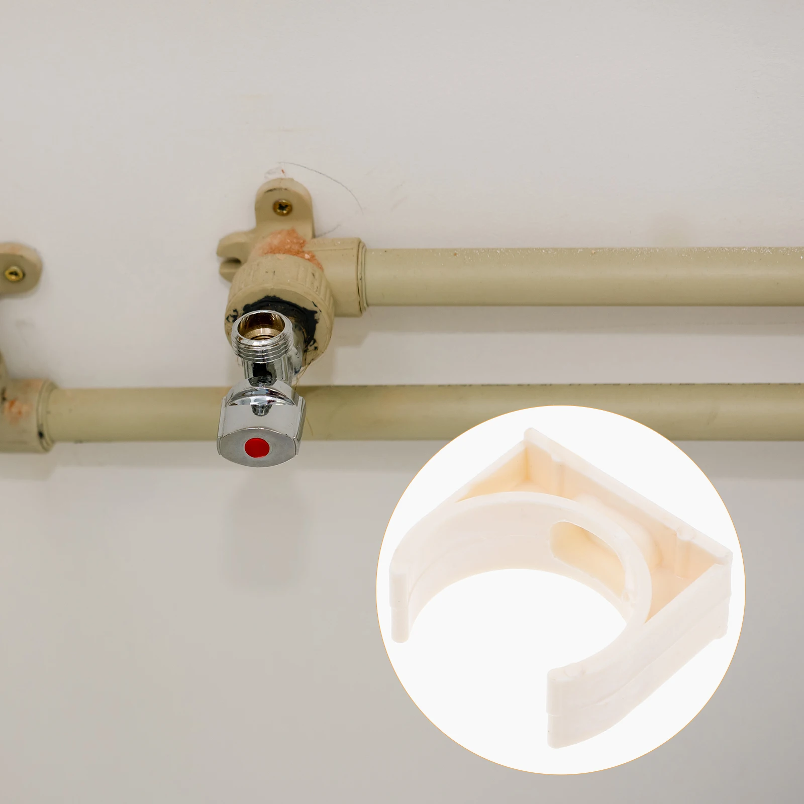 

40Pcs 25Mm Plastic Hose Clamps PVC Pipe Clips for Water Tube Pex Tubing Support Mount Fastener Clamp Tool Assortment