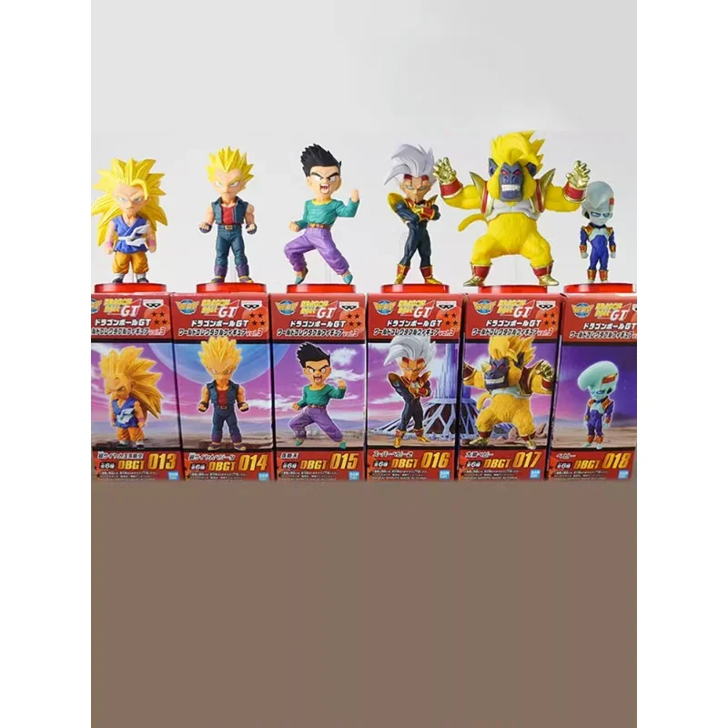 Original Bandai Banpresto WCF Dragon Ball GT Baby Qversion Mini Anime Figure Model Toys Gifts Cartoon Character Collection