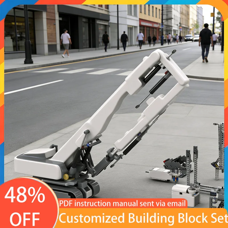 

3216 PCS Speedy Sports Car Demolition excavator R940 | 42100 ALT MOC Customize Modular Building Block DIY Boy Festival Toy Gift