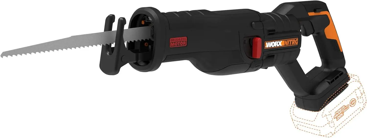 

Nitro Wx516L.9 20V Power Share Cordless Reciprocating Saw With Brushless Motor (Tool Only)