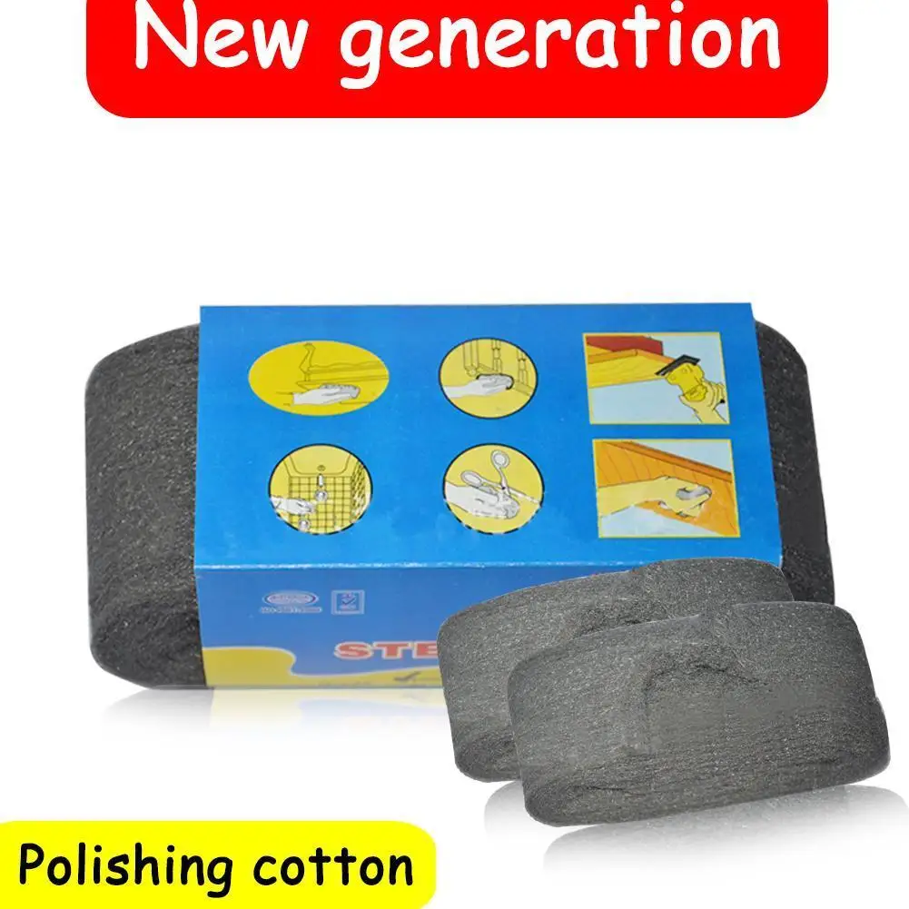 Portable Steel Wire Wool Grade 0000 For Polishing Towel Soft Car Remover Cloths Wipe Removing Cleaning Polish Microfiber