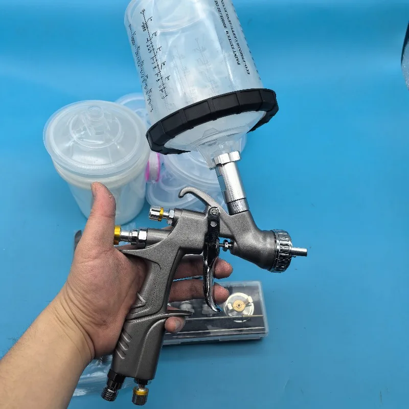 A610 LVLP Air Spray Gun With 1.3/1.7/2.0mm Nozzle Car Painting Gun Paint Spray  Kit Airbrush Spray Gun