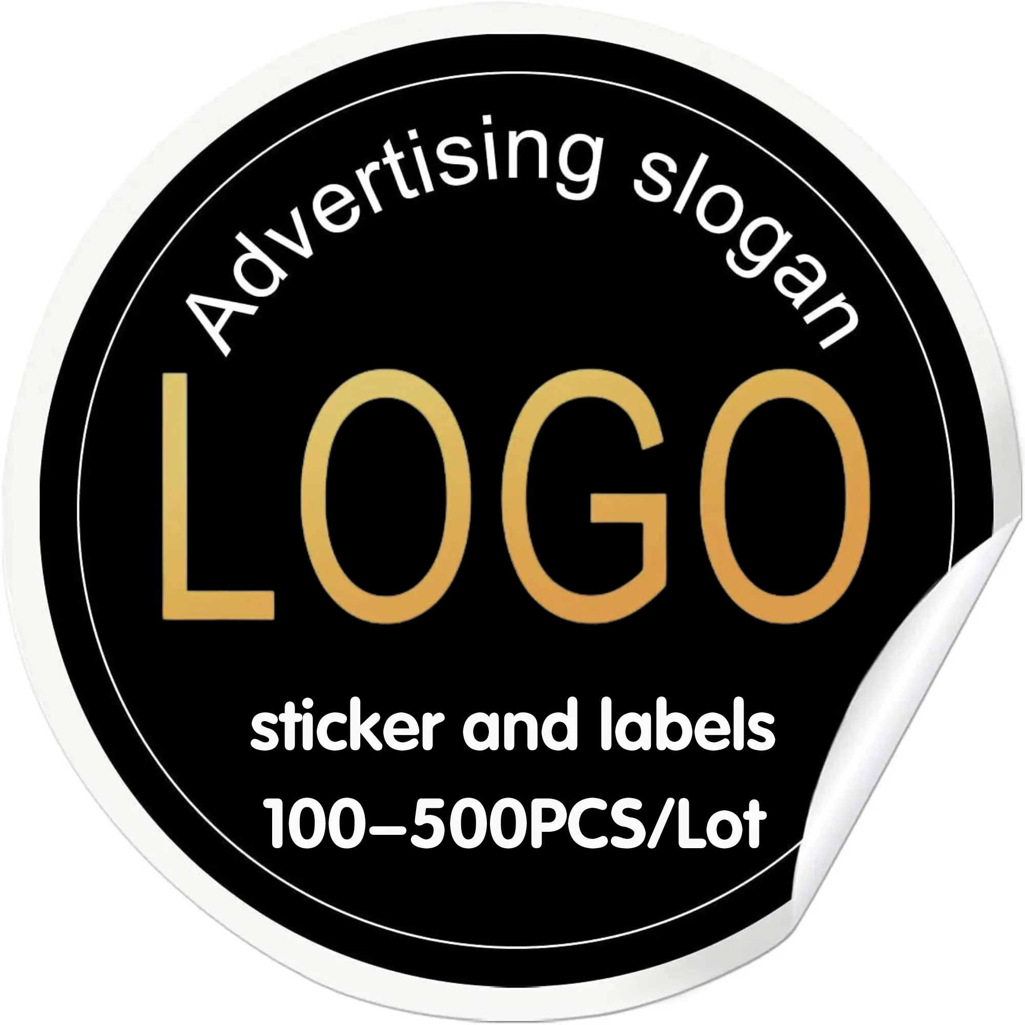 

Custom Stickers Personalized Stickers Round Custom Logo Labels for Wedding Birthday Party Company Logo Gift Packaging