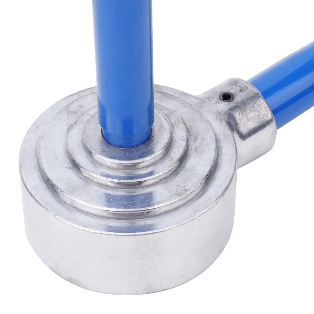 Carbon Steel Stretch Film Dispenser Adjustable 12~20in Blue Manual Stretch Film Dispenser Packing Machine Efficient Wrapping