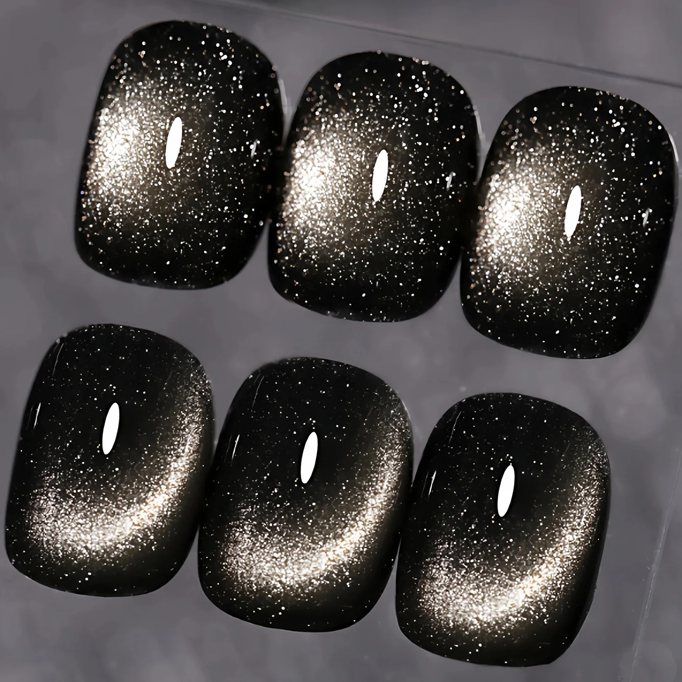 1 pz TC Black Pearl Ultra Black Bead di vetro Cat Eye Gel Smalto per unghie 2025 Nuovo Llight Luxury Super flash Nail Salon Nail Art