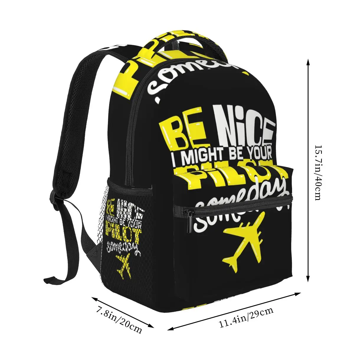 โบอิ้ง แคปเทน สไตรป์ส แอโรสพีนักบินเที่ยวบินนักบินกระเป๋าเป้สะพายหลังนักเรียนชายหญิงกระเป๋าหนังสือเด็กกระเป๋านักเรียนแล็ปท็อปกระเป๋าสะพาย