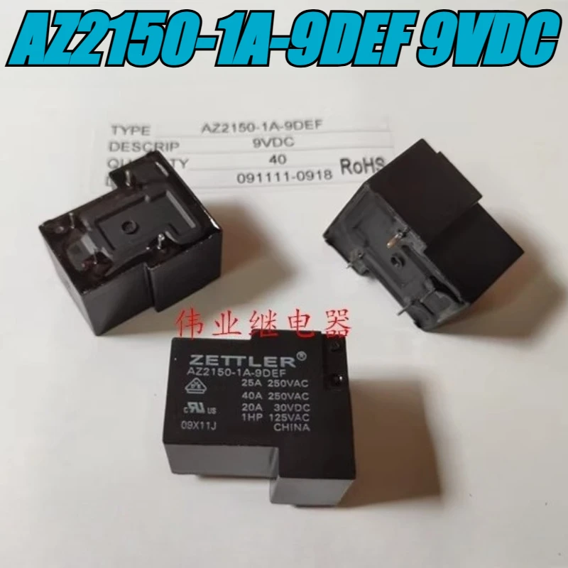 （Brand New）1pcs/lot 100% original genuine relay:AZ2150-1A-9DEF 9VDC 4pins