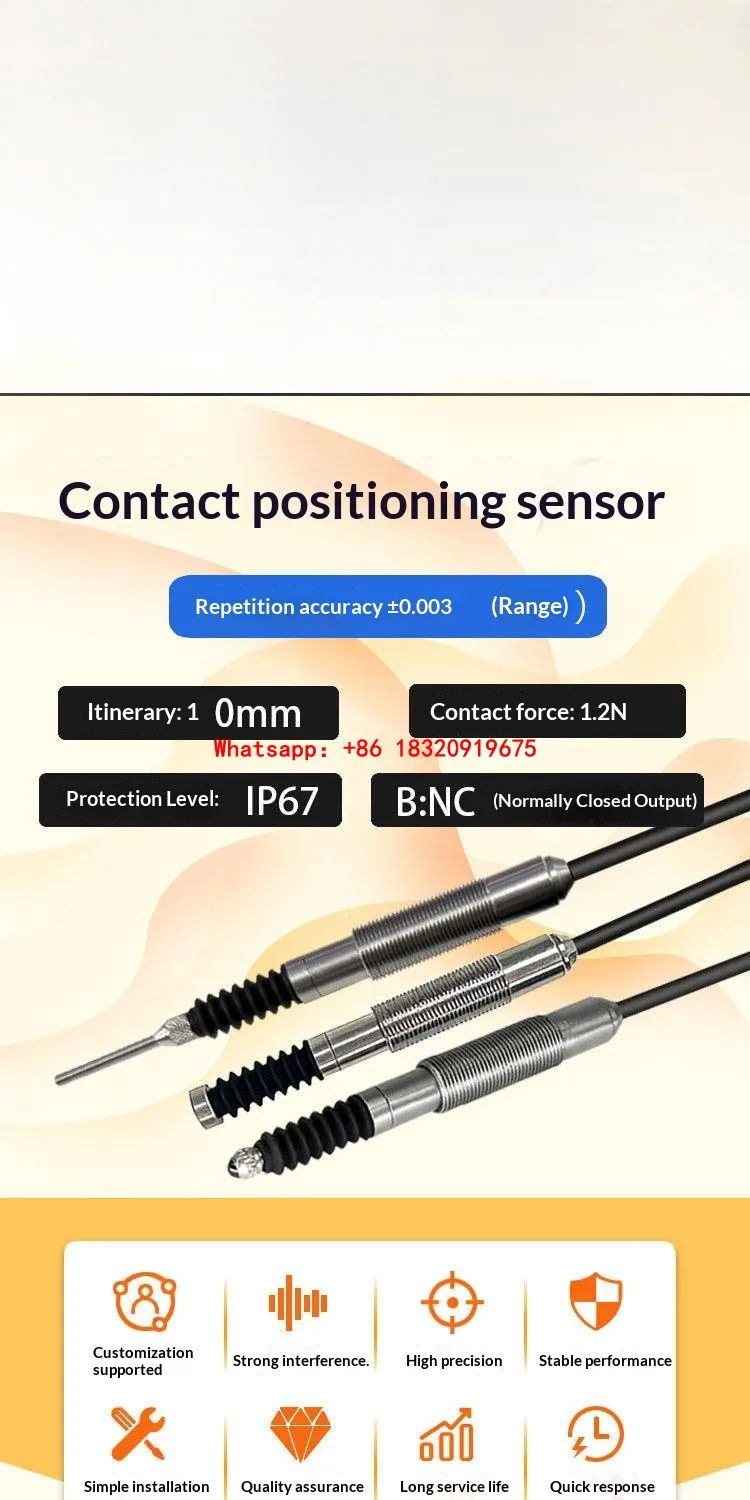 Cyclmotion CNC Contact sensor limit switch, extended stroke positioning, Xitiecheng A20/L20 cut-off sensor replacement