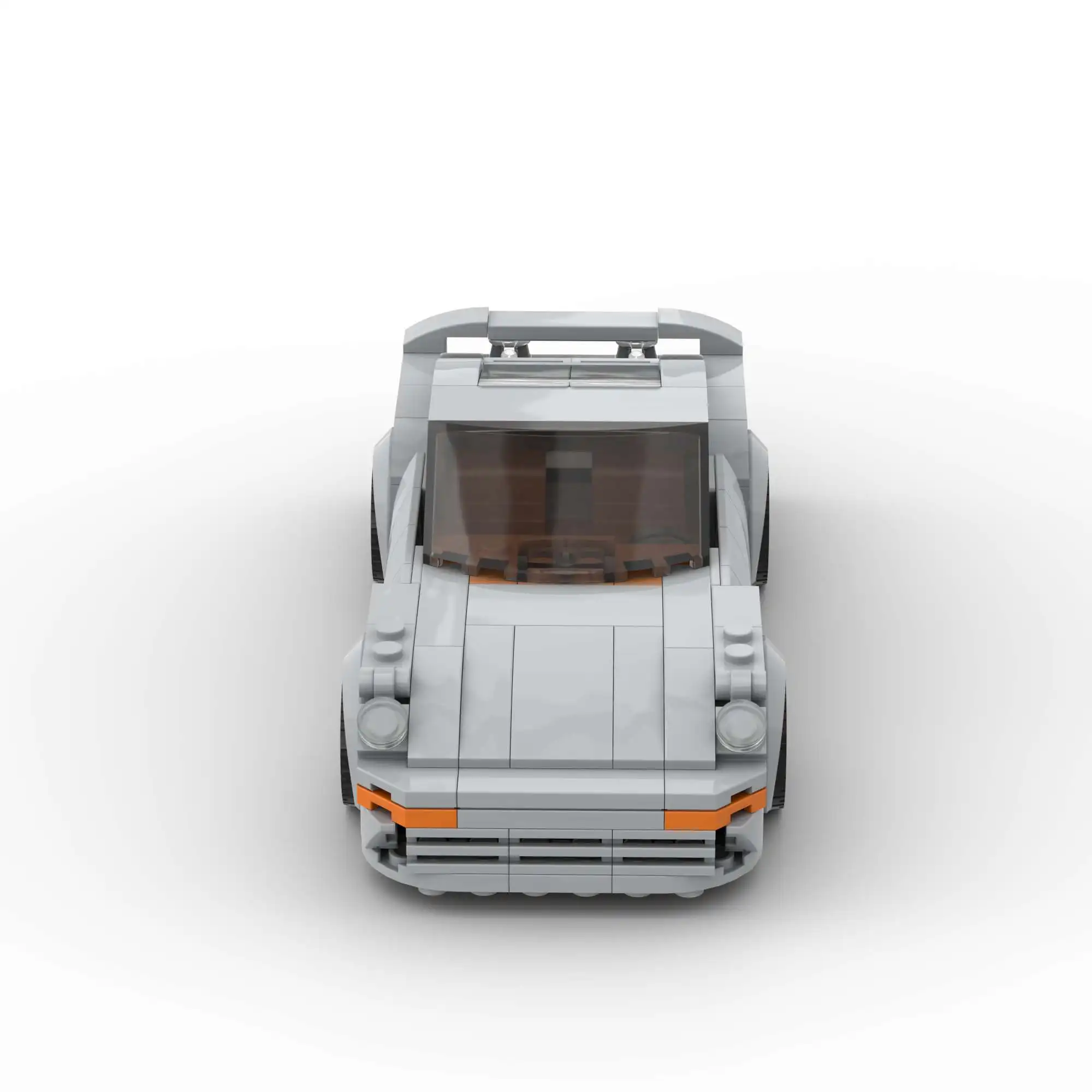 لبنات بناء سيارات السباق للأطفال ، لعبة لغز Moc