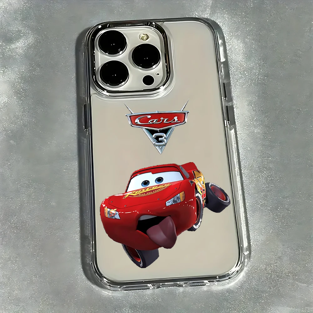 Lightning McQueen No. 95 Phone Case For iPhone 17 16e 16 15 14 13 12 11 mini Pro Max X XR XSMAX Air Plus Transparent Soft Cover - náhled 3
