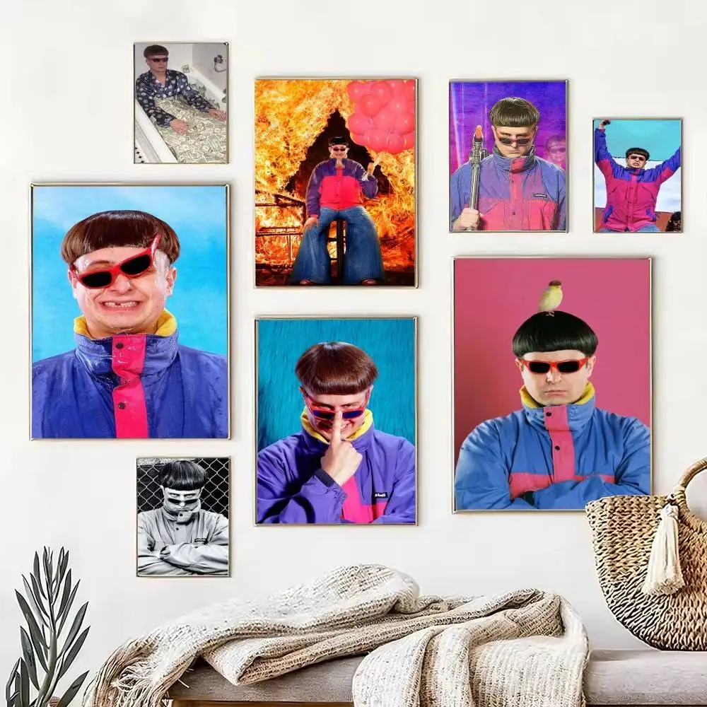 O-Oliver Tree Ugly is Beautiful  Poster High Quality Dorm Living Room Aesthetic Wall Decoration Painting Stickers Gift