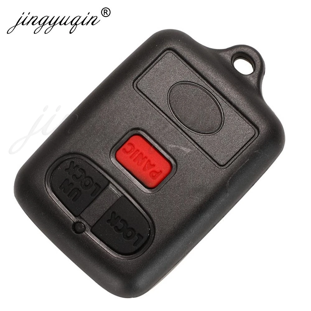 jingyuqin 2+1Panic 3 Buttons Remote Car Key for Tovota COROLLA Vios Camry Sienna Remote Transmitter Auto Key Fob GQ43VT7T