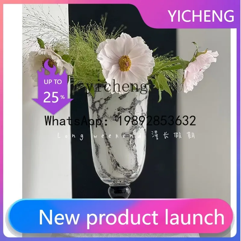 

Ваза J3 для украшения гостиной, декоративная ваза для цветов, настольное украшение, ваза для цветов большого диаметра