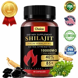 Original Shilajit Capsules 10000mg High Purity Mineral Supplement Pure Shilajit with 85+ Trace Minerals Enhance Men Performance