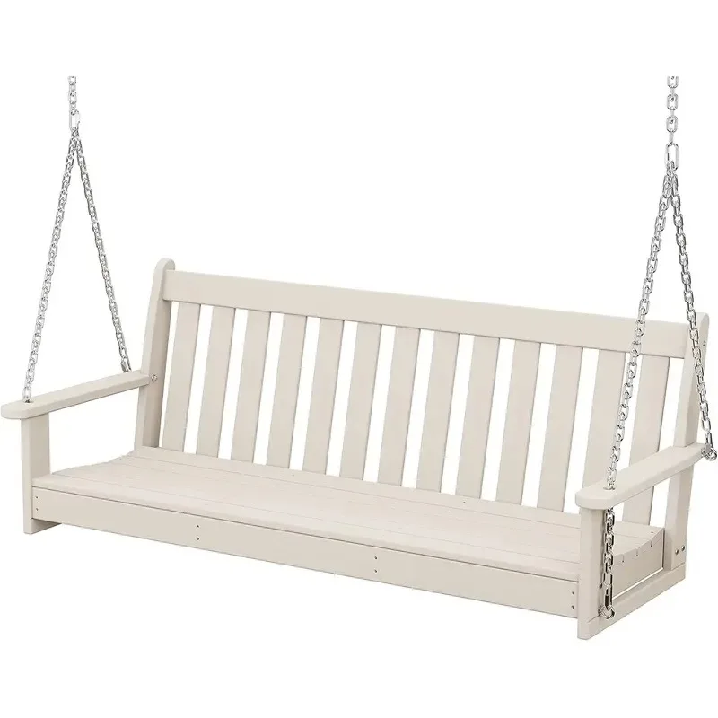 Modern Outdoor Garden Chair for Iron Frame Waterproof HDPE Fabric Casual Furniture