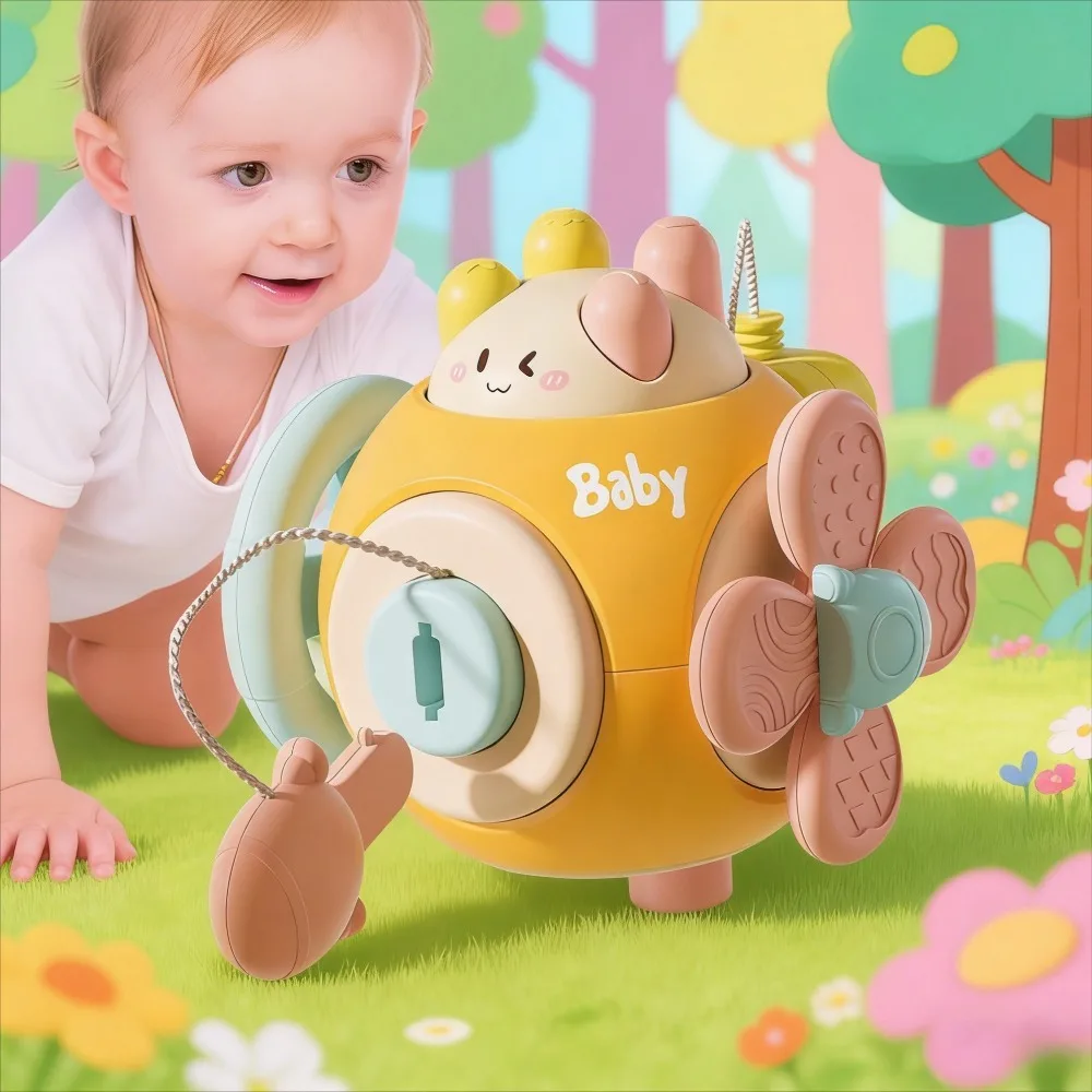 

Sensory Busy Cube for Baby Montessori Infant Toys Early Learning Travel Toys for Fine Motor Skills Gift for Newborn Boy Girl