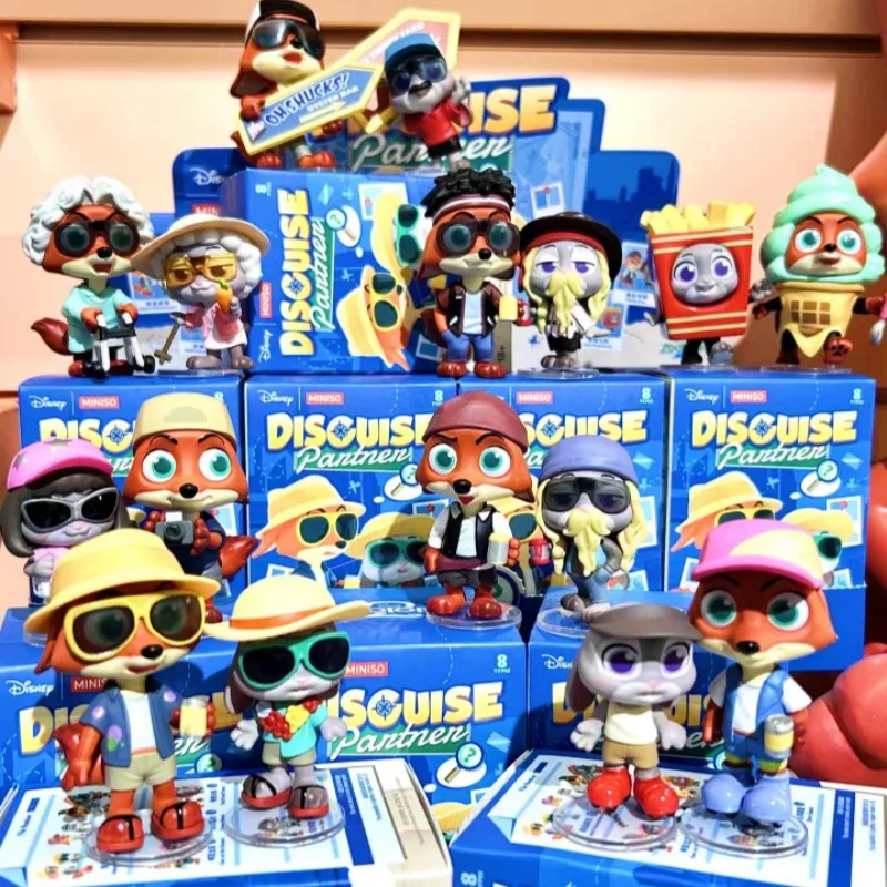 Zootopia 2 Discuss Partner Series Blind Box Trendy Desktop Ornament Garage Kit Collection Toy for Girls Birthday Gift