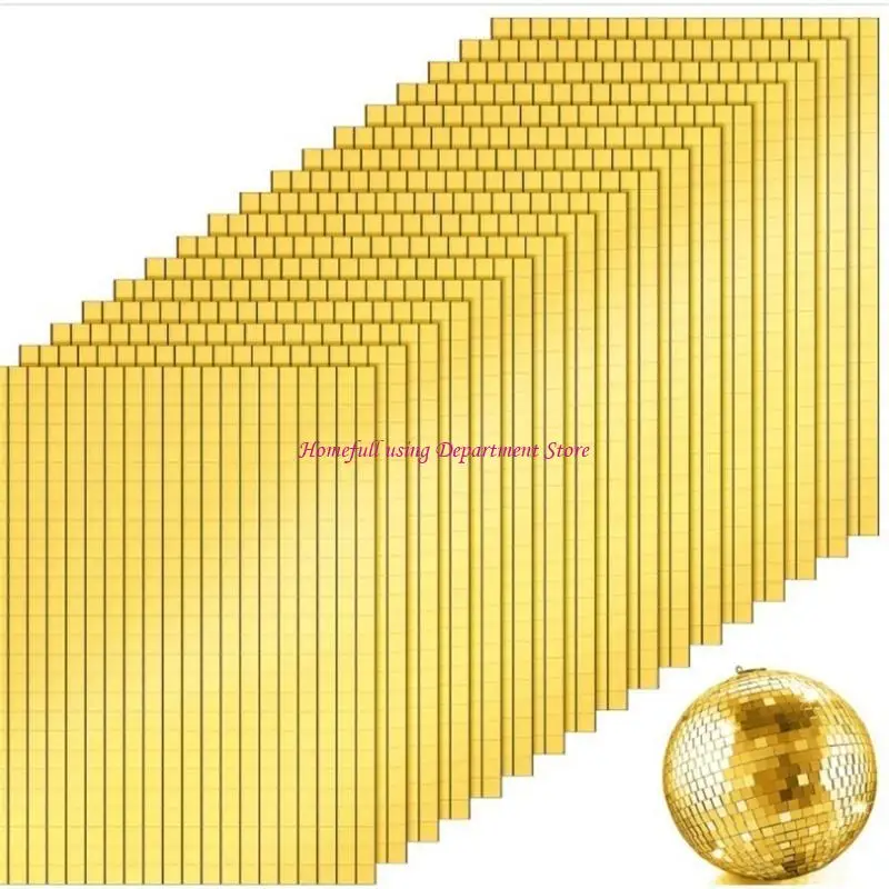 

Mirror Tile Adhesive Mirror Tiles for Crafting and Decorating Wall Art