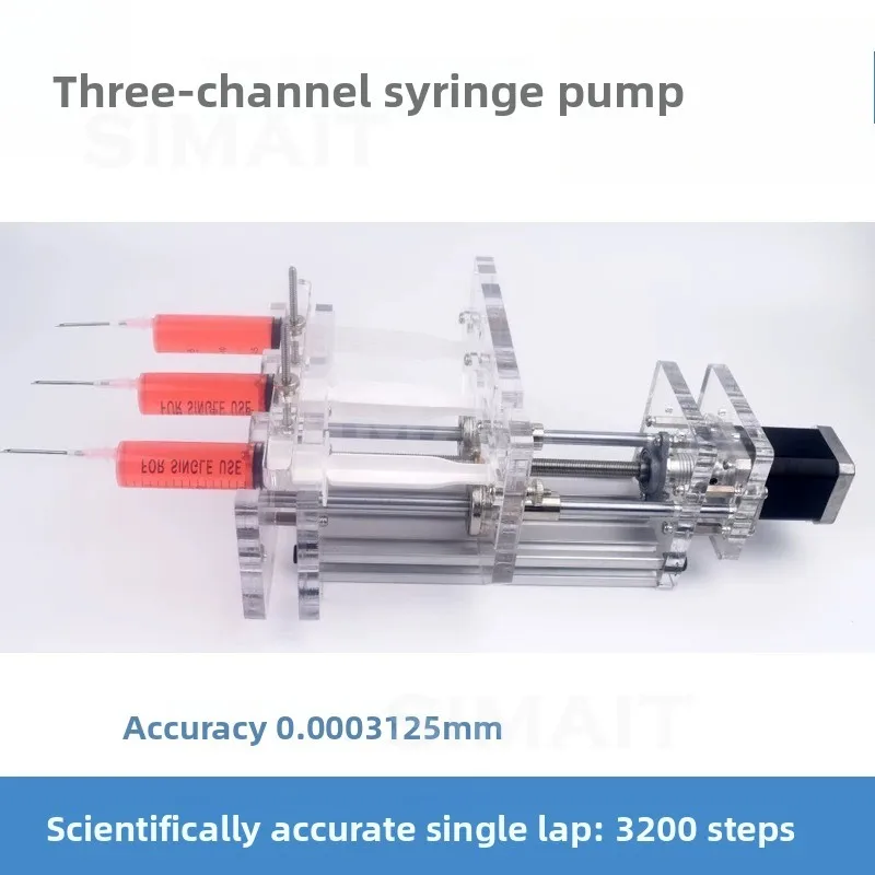 Three-channel Syringe Pump, Flow Control Speed, Laboratory Micro-pump Liquid Dispensing Machine, Sample Injection Drip Pump