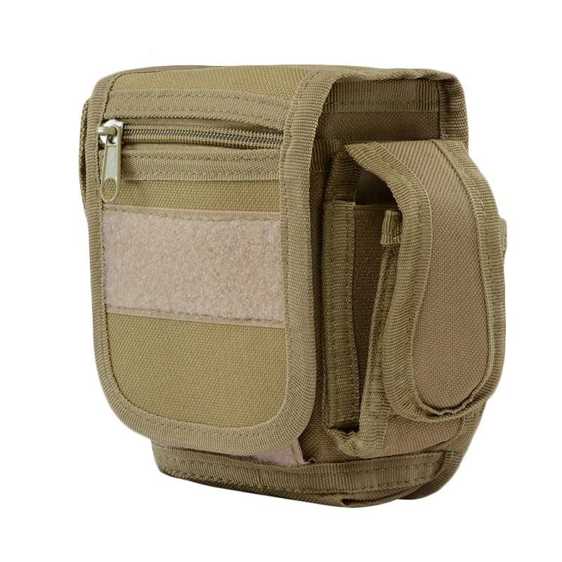 EDC Molle Tactical Pouch Outdoor Tool Kit Hiking Cycling Belt Waist Bag Hunting Miscellaneous Bag With Personality PVC Patches view 6