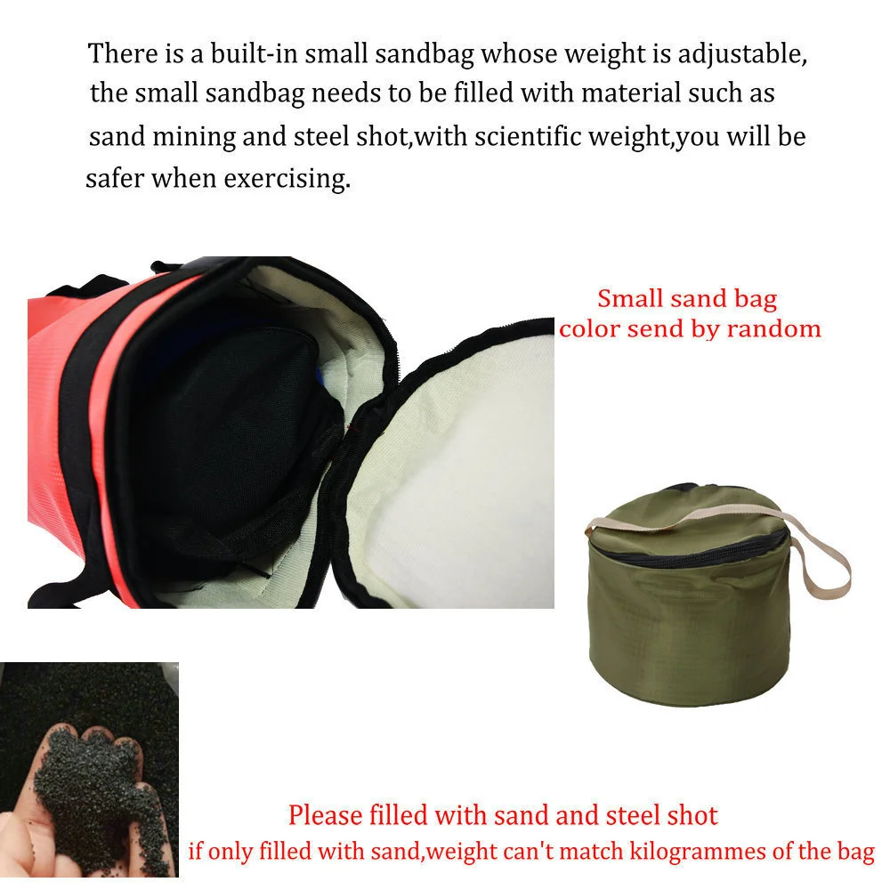 Fitness Sandbag 2-40kg Weight Lifting Bulgarian Sandbag Unfilled Power Bag Fitness Body Building Gym Sports Muscle Training