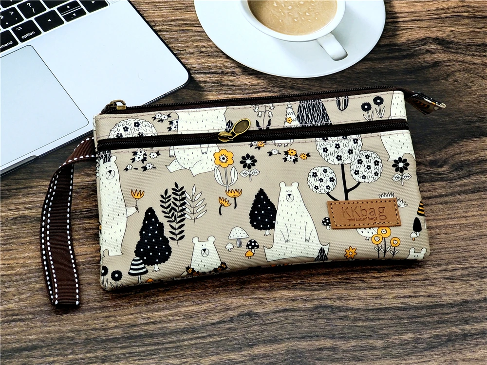 Polyester Wasserdichte Damen Münztasche Damen Organizer Brieftasche Weibliche Telefon Geldbörse Geldbeutel Clutch Handtasche Carteira für Mädchen – Detail 17