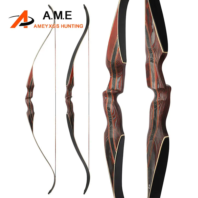 

64 Inch Traditional Longbow 30/35/40/45/50/55/60 Lbs Archery Recurve Bow for Right Hand Target Practice Shooting Hunting Bow