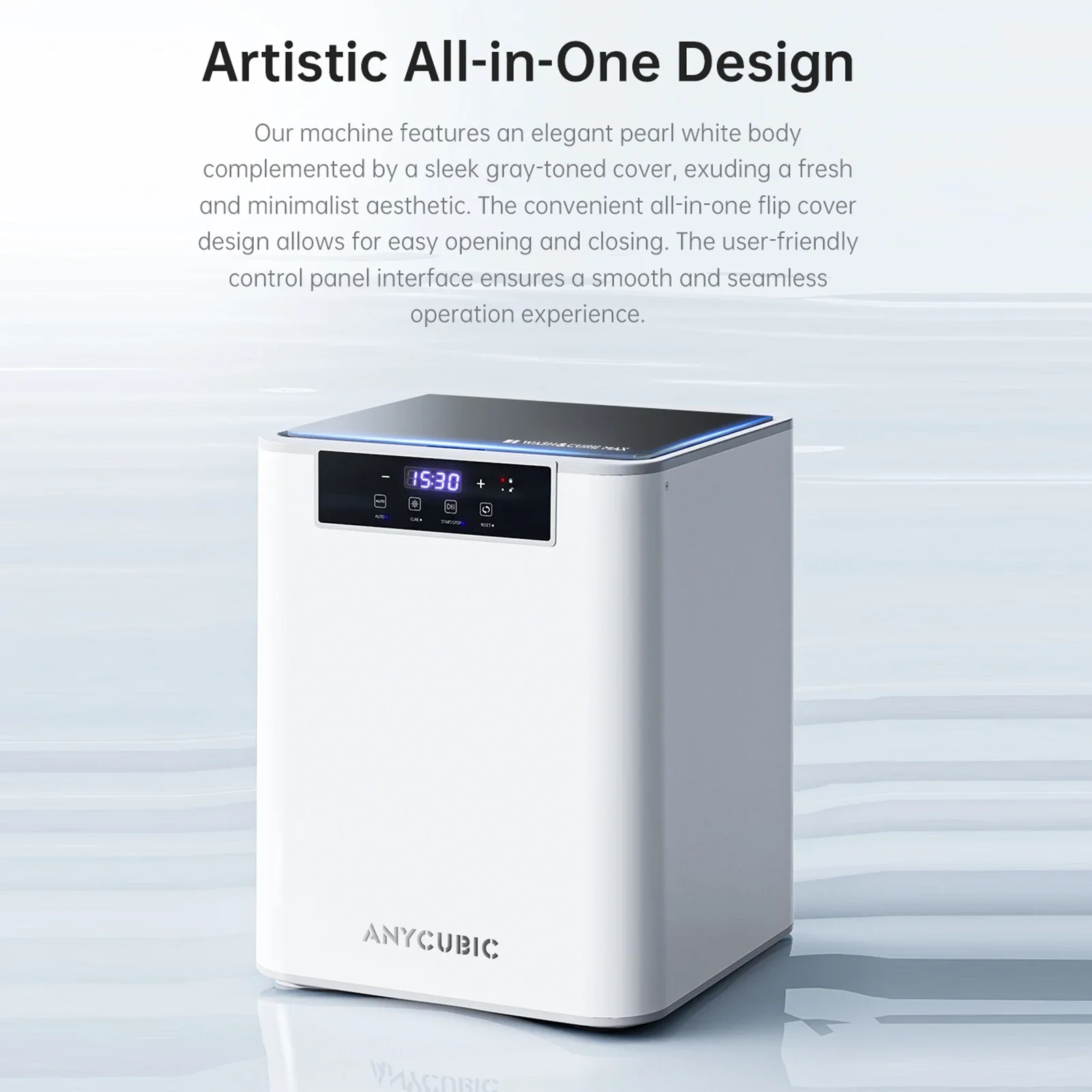 애니큐빅 워시&큐어 머신 LCD SLA DLP 3D 프린터 모델용 최대 세척 크기 14.9L 스프레이 세척 및 360도 °   디멘시아